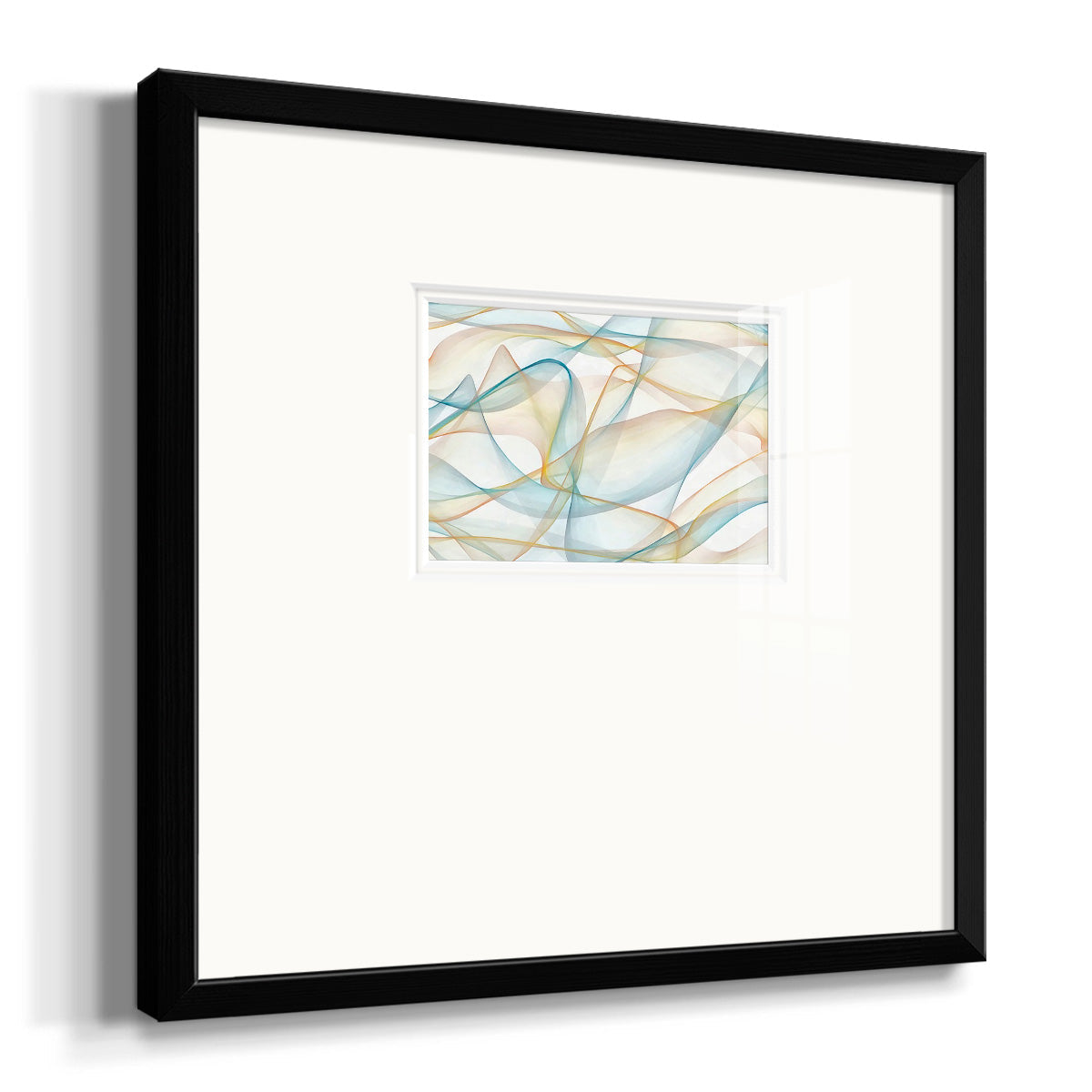 Curves and Waves V Premium Framed Print Double Matboard