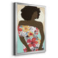 You Go Woman II - Modern Framed Canvas Print