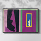 Destiny (Le destin), from Jazz, 1947 - Floater Framed Canvas Print