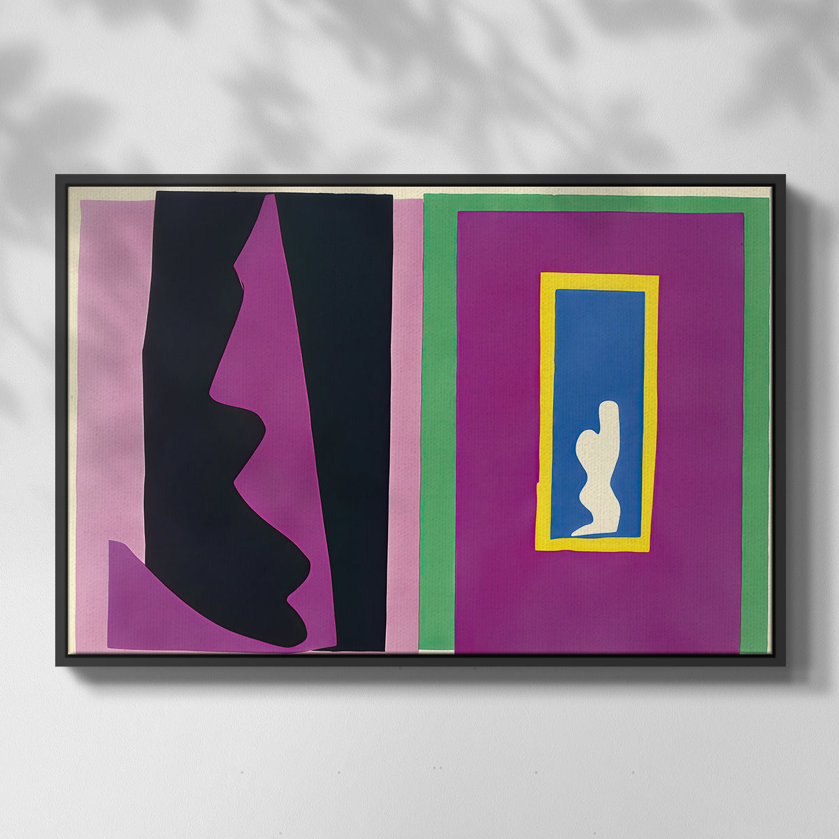 Destiny (Le destin), from Jazz, 1947 - Floater Framed Canvas Print