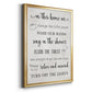 In This Bathroom - Modern Framed Canvas Print