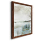 Summer Teal II - Premium Canvas Framed in Barnwood - Ready to Hang