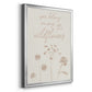 Wildflowers - Modern Framed Canvas Print