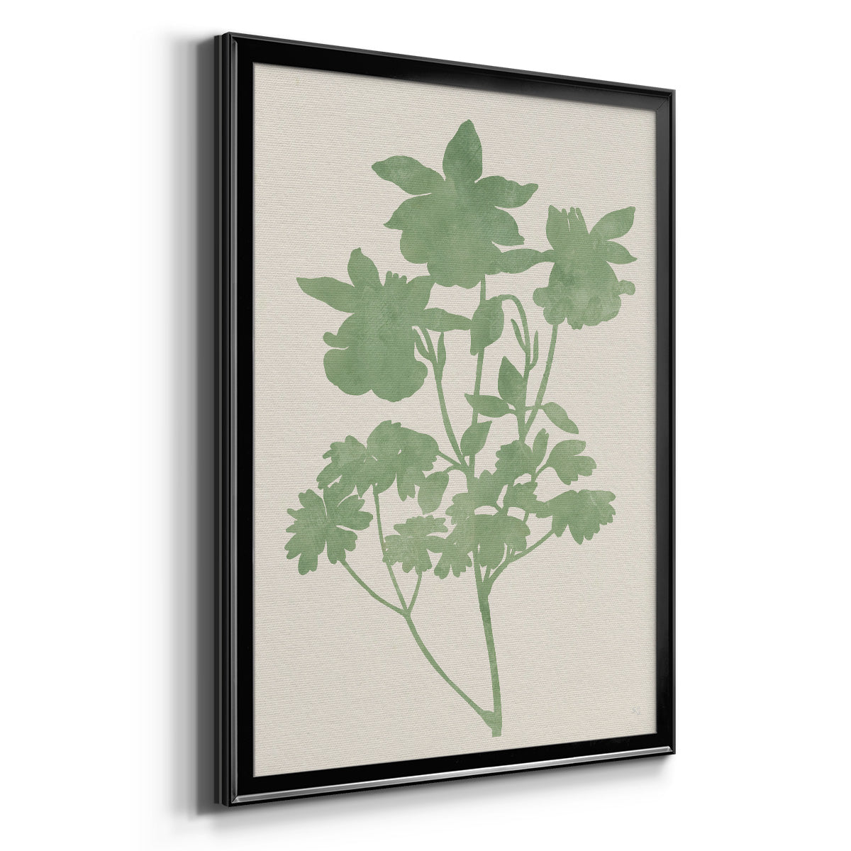 Vintage Garden I - Modern Framed Canvas Print