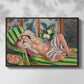 Odalisque Couchée Aux Magnolias, c. 1923 - Floater Framed Canvas Print