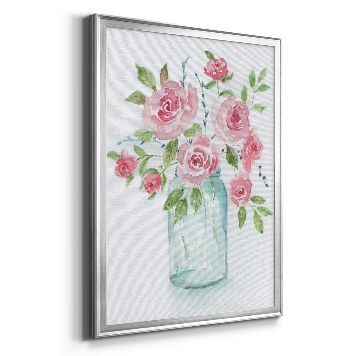 Adorable II - Modern Framed Canvas Print