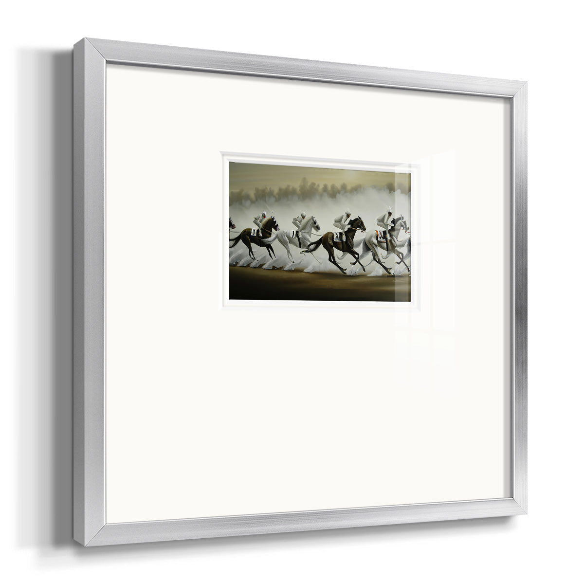 Dusty Race Premium Framed Print Double Matboard