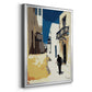 Mykonos 3 - Modern Framed Canvas Print