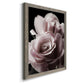 Rose Noir II - Premium Canvas Framed in Barnwood - Ready to Hang