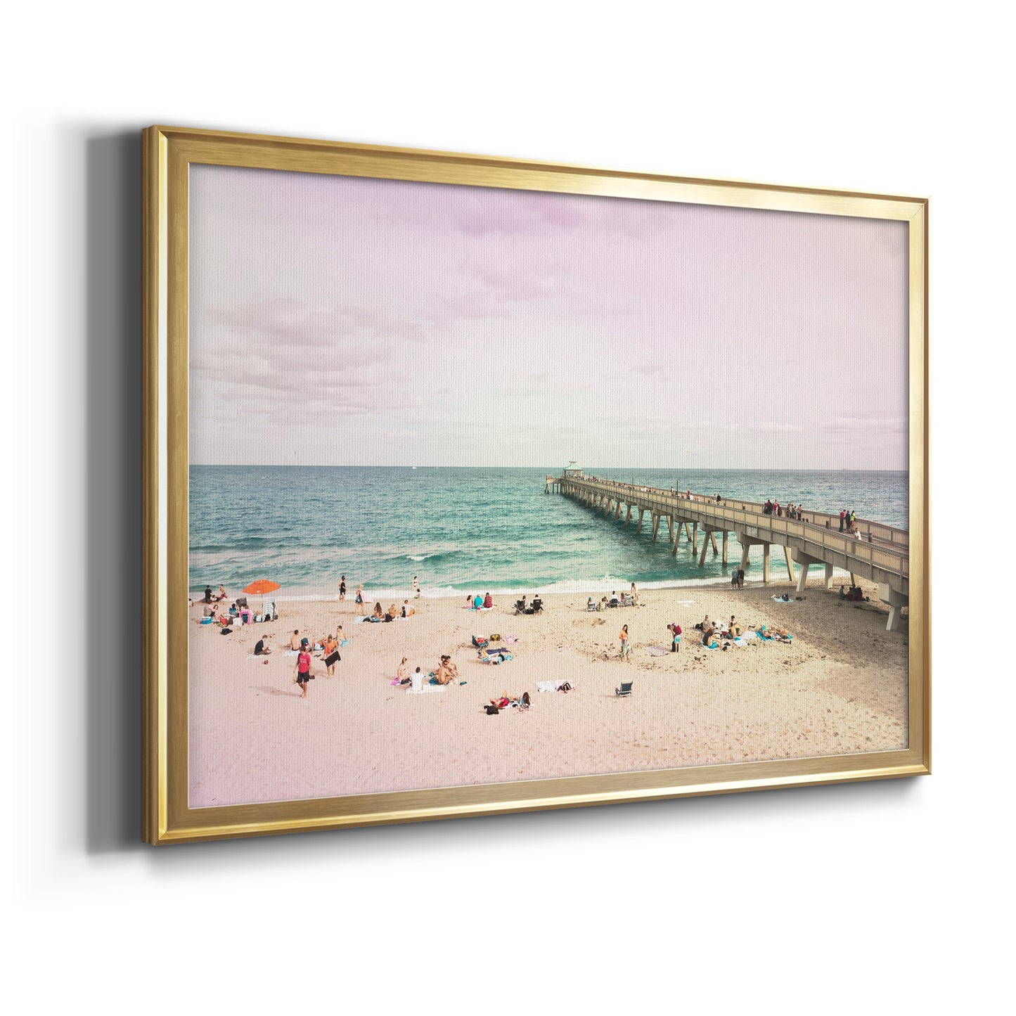 Deerfield Beach Premium Classic Framed Canvas - Ready to Hang