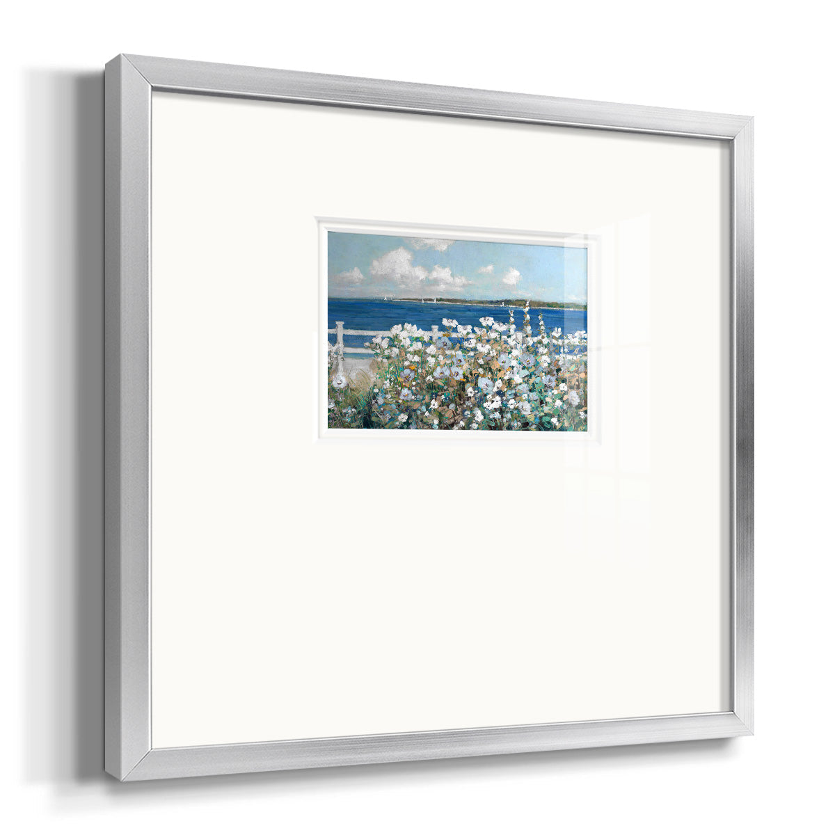 Bayside Garden Premium Framed Print Double Matboard