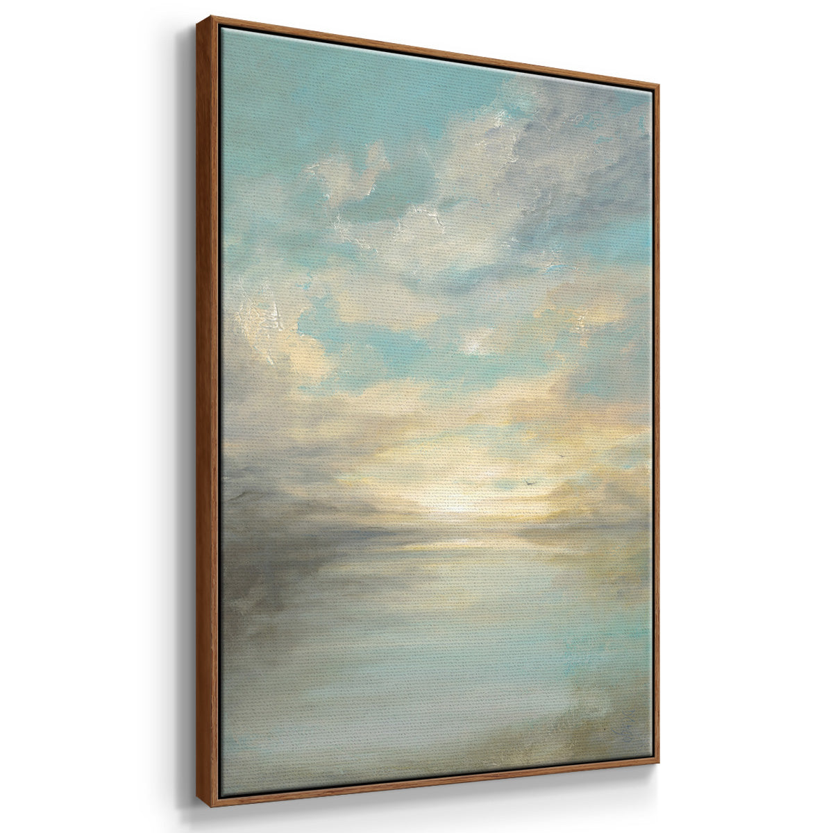 Morning Glory - Floater Framed Canvas Print