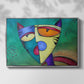 Celestial Cat - Floater Framed Canvas Print