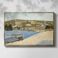 The Riverbank, Les Andelys, 1886 - Floater Framed Canvas Print
