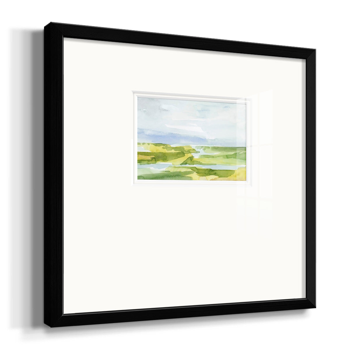 Watery Lowlands III Premium Framed Print Double Matboard