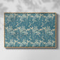 Tulip (Teal), 1875 - Floater Framed Canvas Print