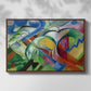 The Sheep, c. 1913-1914 - Floater Framed Canvas Print