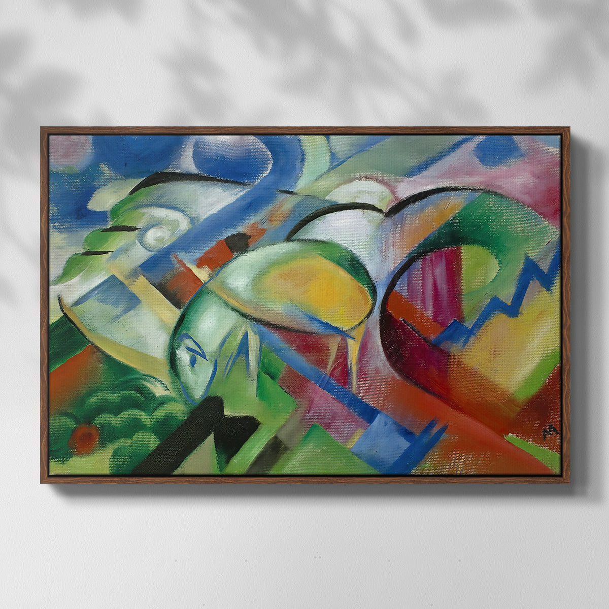 The Sheep, c. 1913-1914 - Floater Framed Canvas Print
