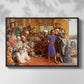 The Finding of the Saviour in the Temple, 1854-1860 - Floater Framed Canvas Print