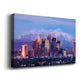 Downtown Los Angeles Skyline with Snow - Canvas Art Print