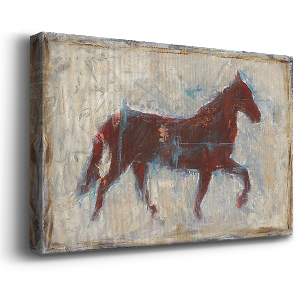 Iron Equine II Premium Gallery Wrapped Canvas - Ready to Hang