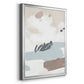 Neutral Wash II - Modern Framed Canvas Print
