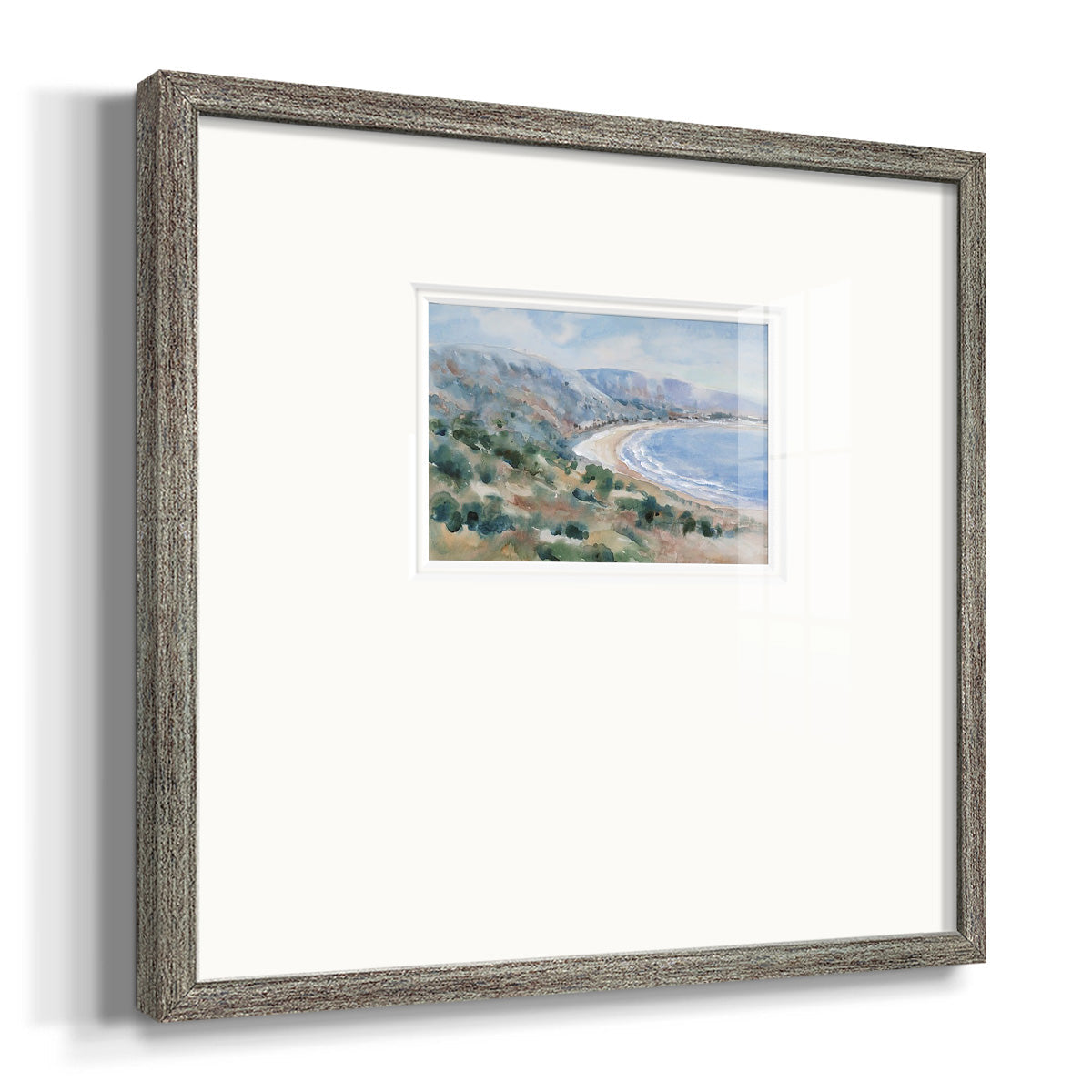 Coastal Mist II Premium Framed Print Double Matboard