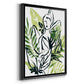 Tropical Sketchbook I - Modern Framed Canvas Print