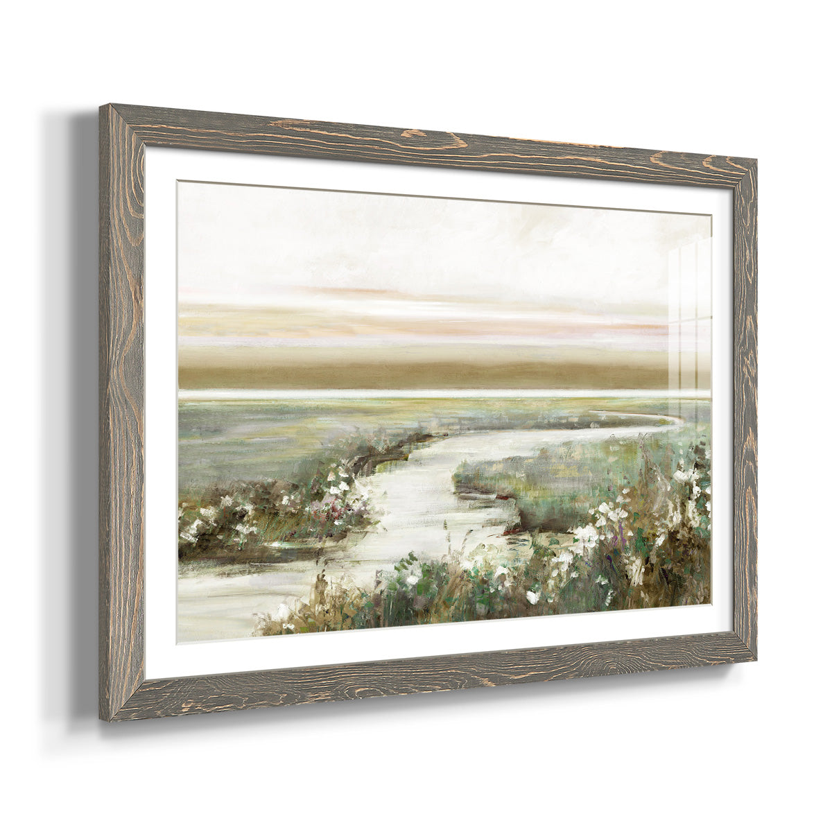 Eternity in Dawn - Barnwood Framed Art Print