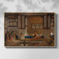 A Lady Receiving Visitors (The Reception), 1873 - Floater Framed Canvas Print