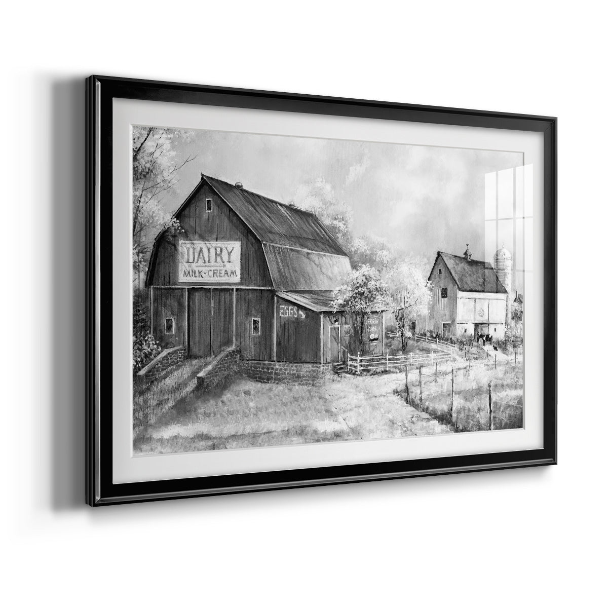 Day at the Farm Premium Framed Print - Ready to Hang