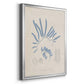 Blue Marine Algae II - Modern Framed Canvas Print