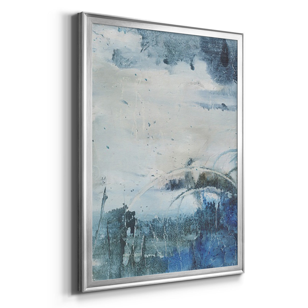 Coastal Seas II - Modern Framed Canvas Print