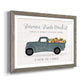 Fresh Sunflowers Truck - Barnwood Framed Art Print
