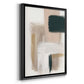 Marble Block Symmetry I - Modern Framed Canvas Print