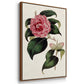 Pink Floral Mix I - Framed Premium Gallery Wrapped Canvas L Frame 3 Piece Set - Ready to Hang