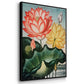 Temple of Flora IV - Framed Premium Gallery Wrapped Canvas L Frame 3 Piece Set - Ready to Hang