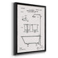 Vintage Bath II - Modern Framed Canvas Print