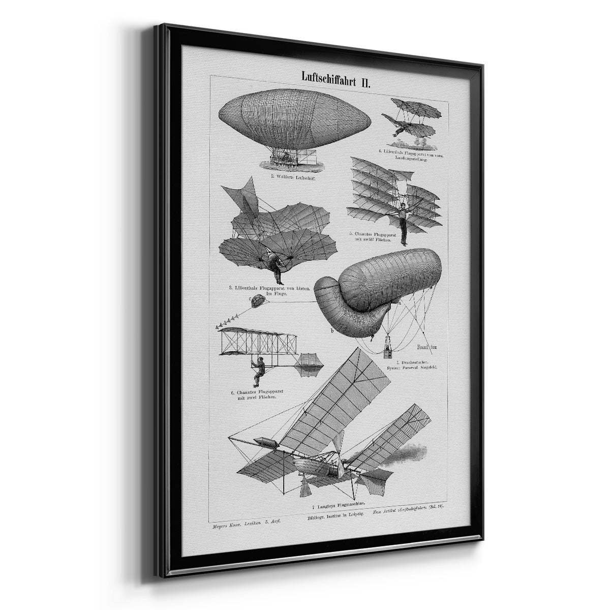 Industrial Flight - Modern Framed Canvas Print