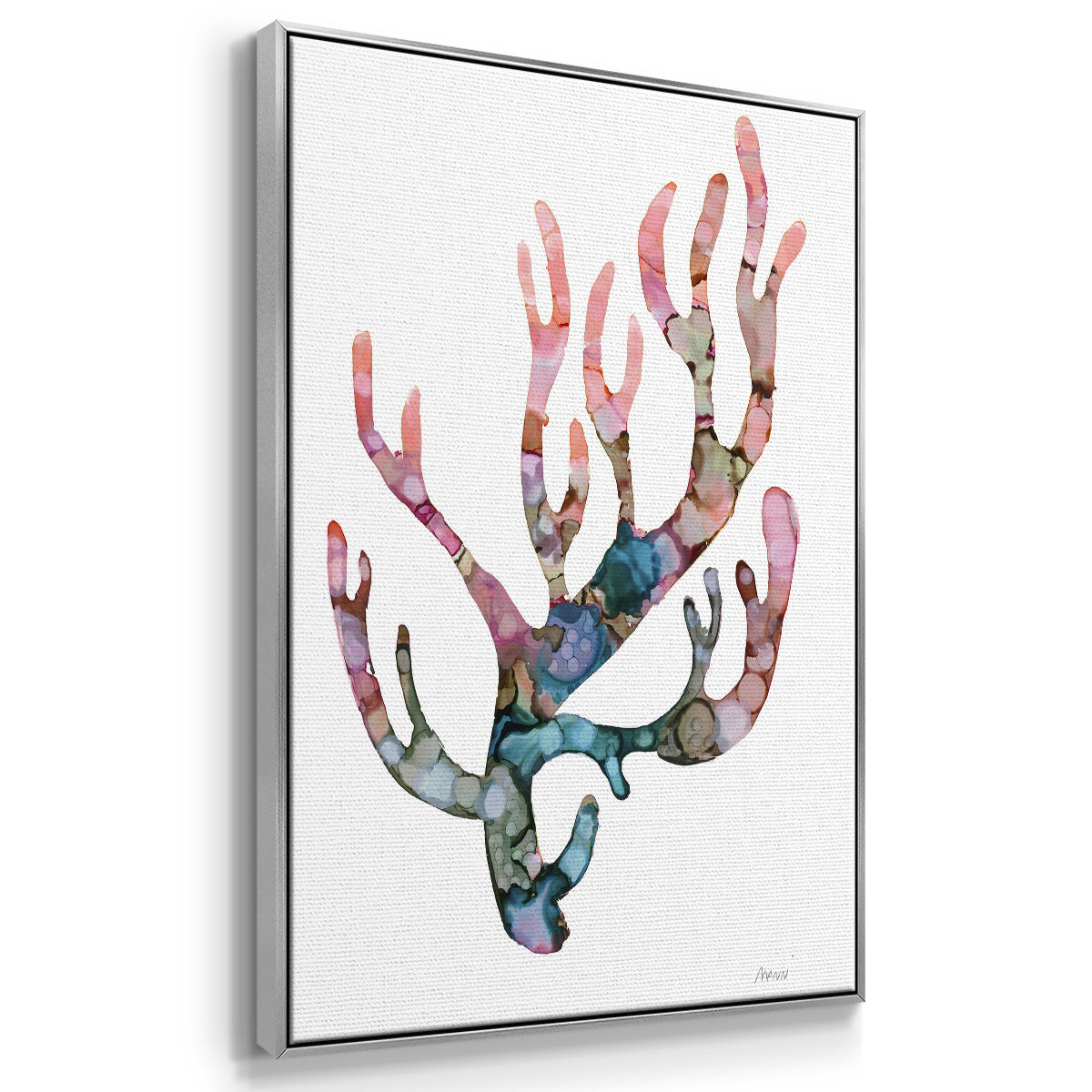 Sea Coral II Framed Premium Gallery Wrapped Canvas - Ready to Hang