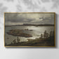 The Fjord at Sandviken (Sandviksfjorden), 1879 - Floater Framed Canvas Print
