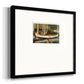 Golden Canoe Premium Framed Print Double Matboard