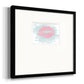 XOXO in Color Premium Framed Print Double Matboard