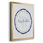 Hanukkah Go Round - Modern Framed Canvas Print