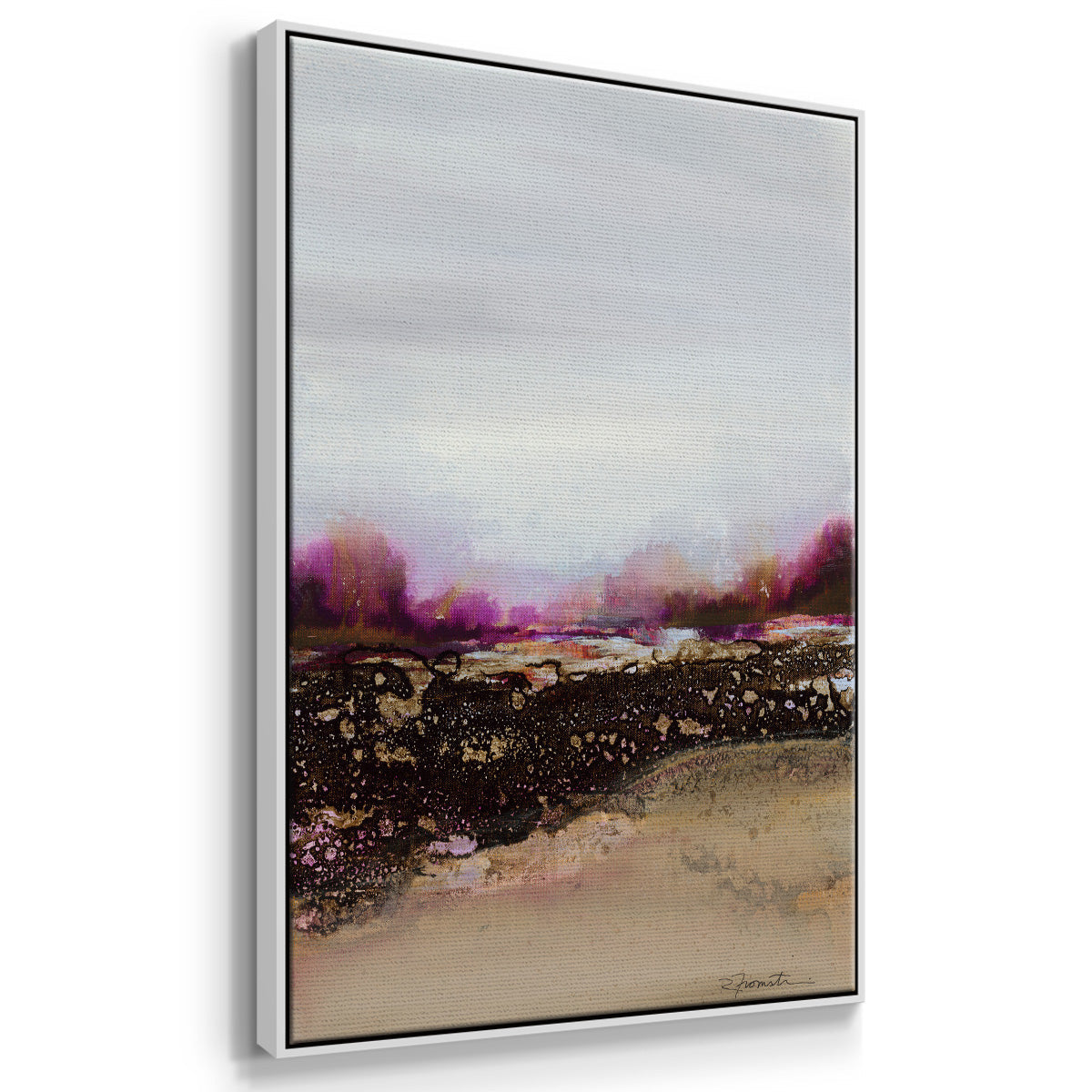 Reflections of My Mind - Framed Premium Gallery Wrapped Canvas L Frame - Ready to Hang