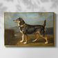 A Terrier in a Landscape, c. 1811 - Floater Framed Canvas Print