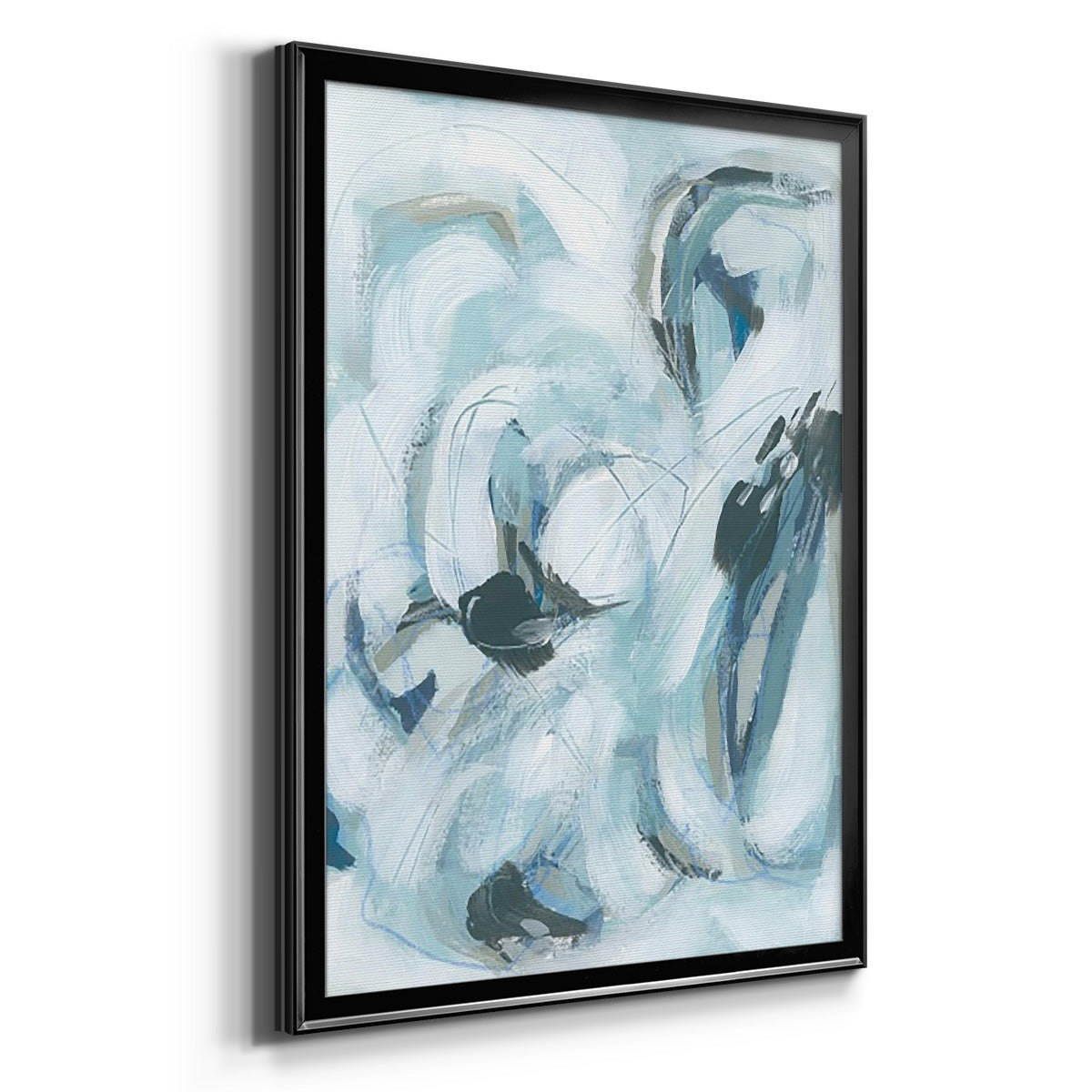 Fluid Receptor I - Modern Framed Canvas Print