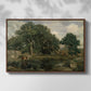 Forest of Fontainebleau, 1846 - Floater Framed Canvas Print