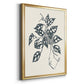 Growing Leaves III - Modern Framed Canvas Print