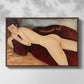 Reclining Nude from the Back (Nu couché de dos), c. 1917 - Floater Framed Canvas Print